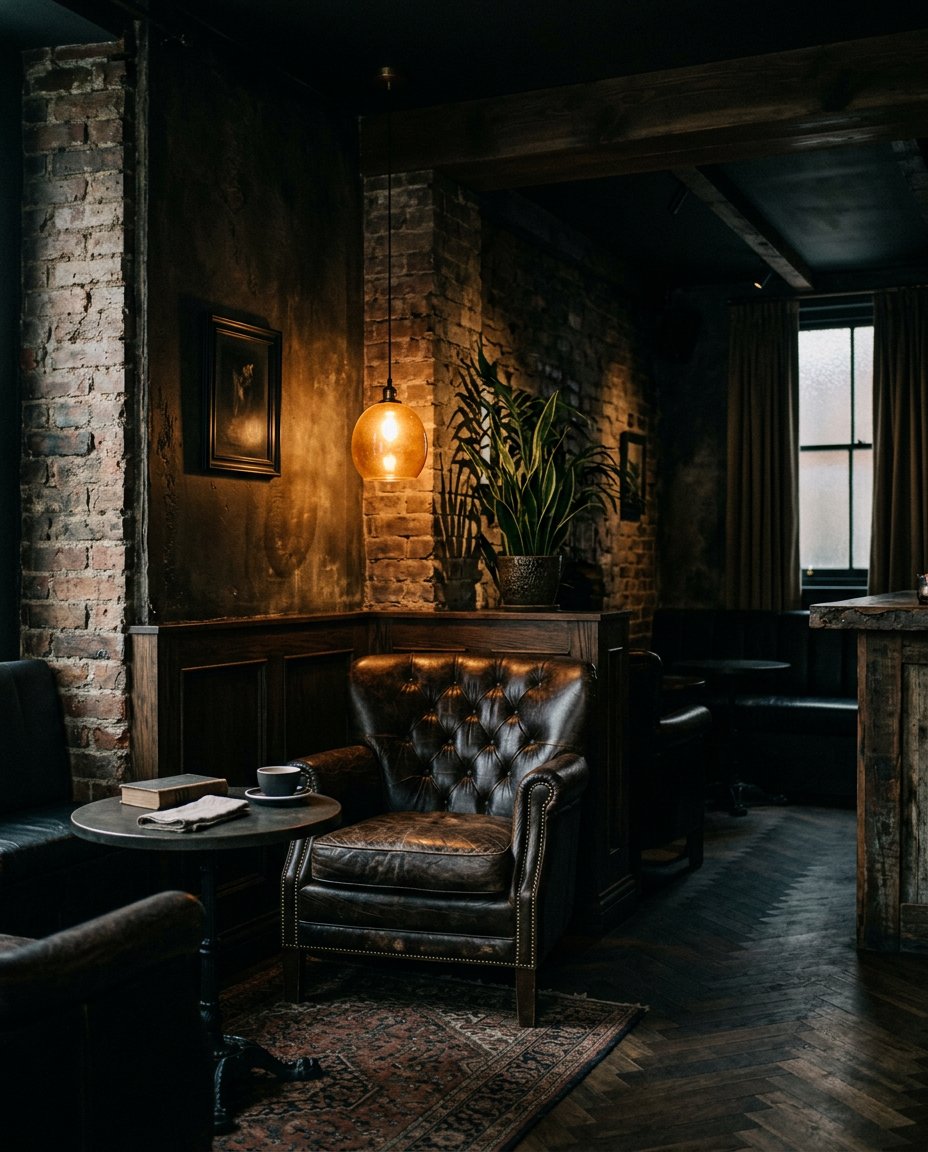 Café interior content sample
